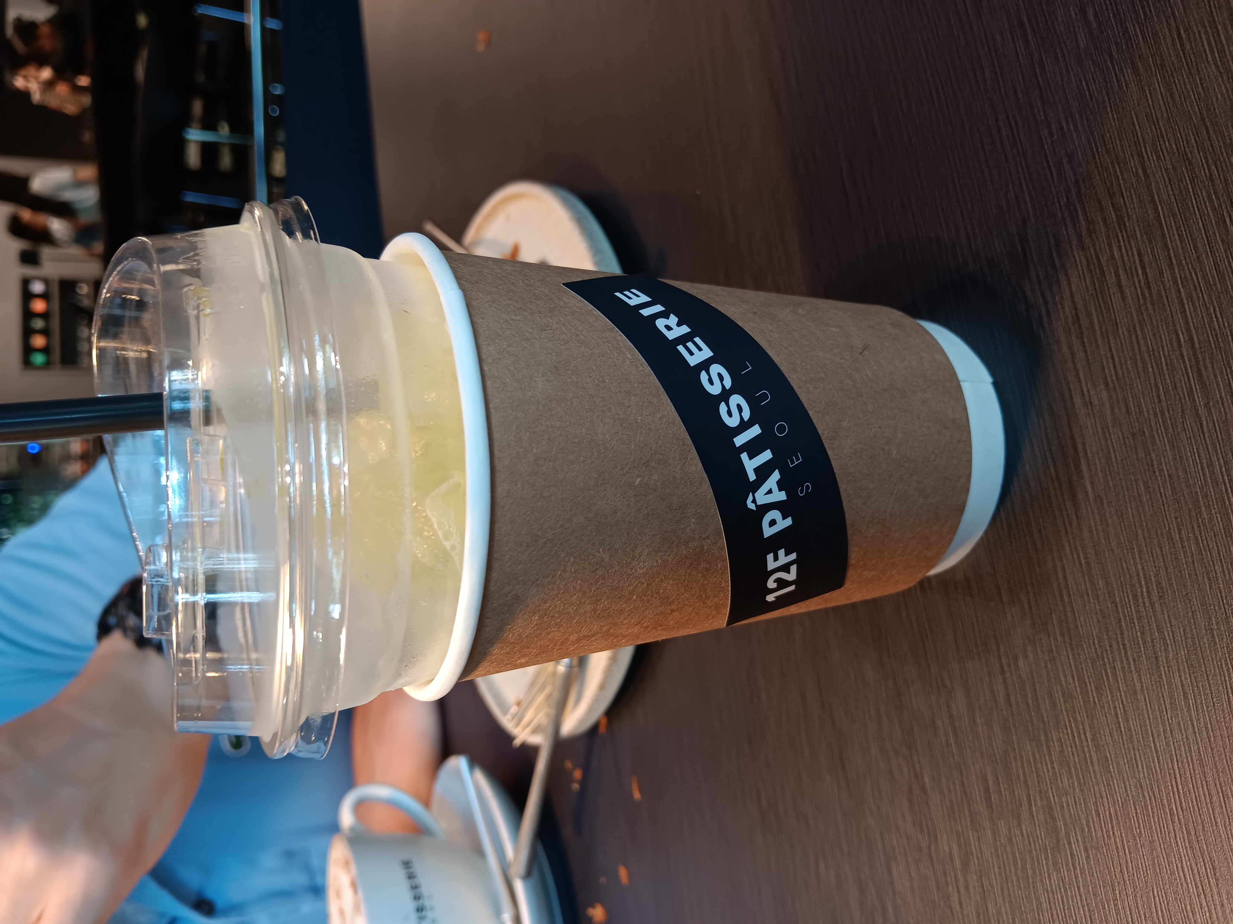 Finally, matcha with almond milk on my last day in Seoul!